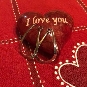 .925 Sterling Hoop Earrings